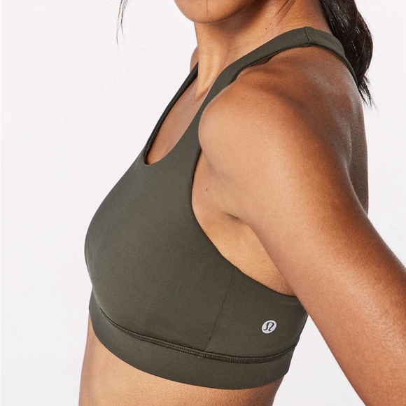 Lululemon Olive Green Invigorate Bra Size 8 - Picture 3 of 8